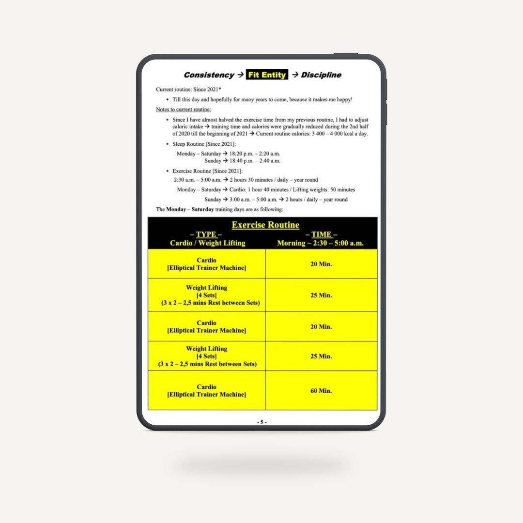 Fit Entity - Routine