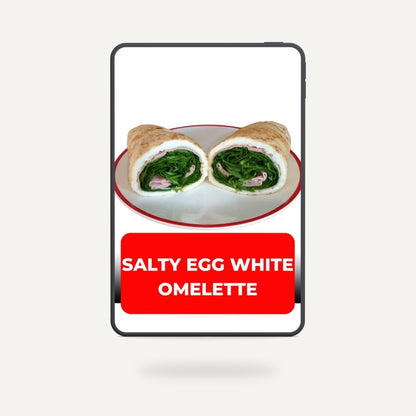 Salty Egg White Omelette