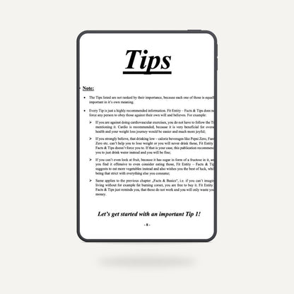 Fit Entity - Fact & Tips